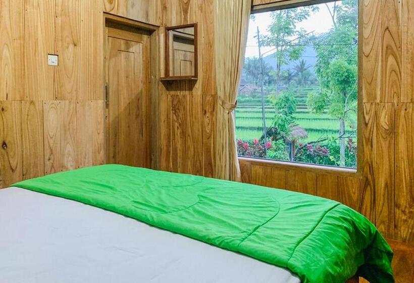 בית מלון כפרי Lesehan Cahaya Tetebatu Inn Syariah At Desa Wisata