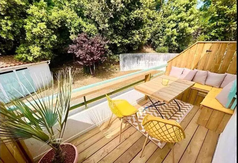 Front De Mer Rivedoux Plage   Terrasse Extérieur   Parking