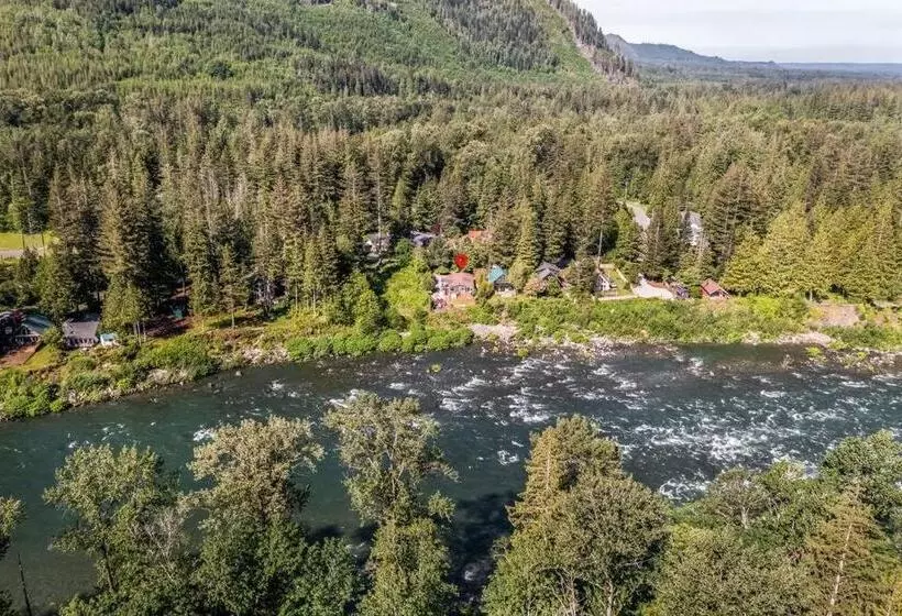 Riverfront Paradise W/ Hot Tub  Little River House