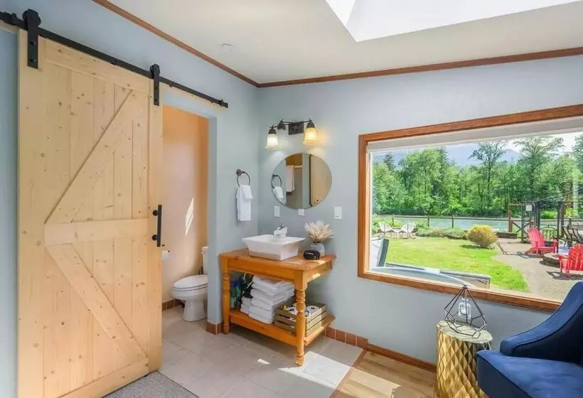 Riverfront Paradise W/ Hot Tub  Little River House