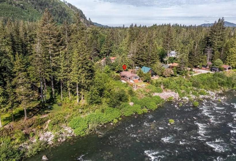 Riverfront Paradise W/ Hot Tub  Little River House