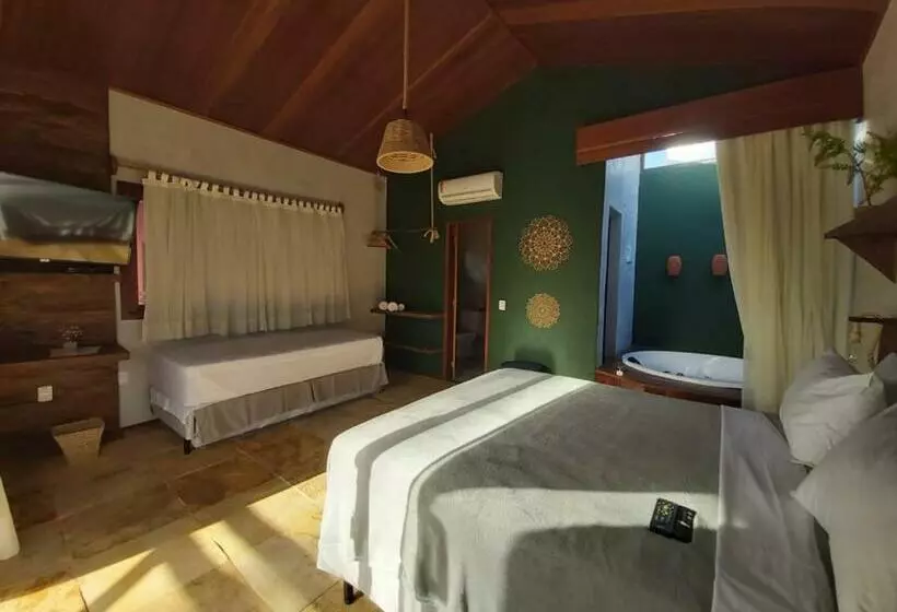 ユースホステル Pousada Flor De Lena Icaraizinho   Suíte Jasmim