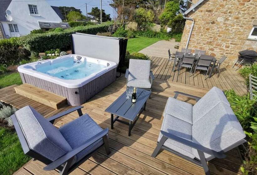 Les Mouettes   Maison Bretonne Lumineuse Vue Mer   Spa Vue Mer