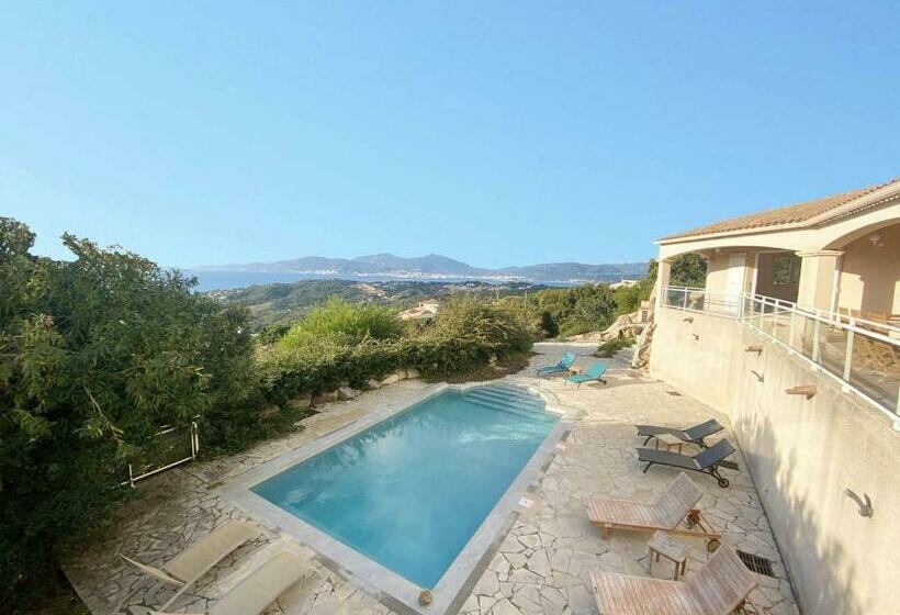 Villa Porticcio 5 Pièces, 8 Couchages, Vue Mer, Piscine, Proche Plage   Fr 1 61 574