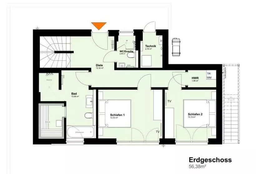 Haus Diemeleck   Ferienhaus Für 6 Personen Mit Sauna Und Dachterrasse Mit Panoramablick