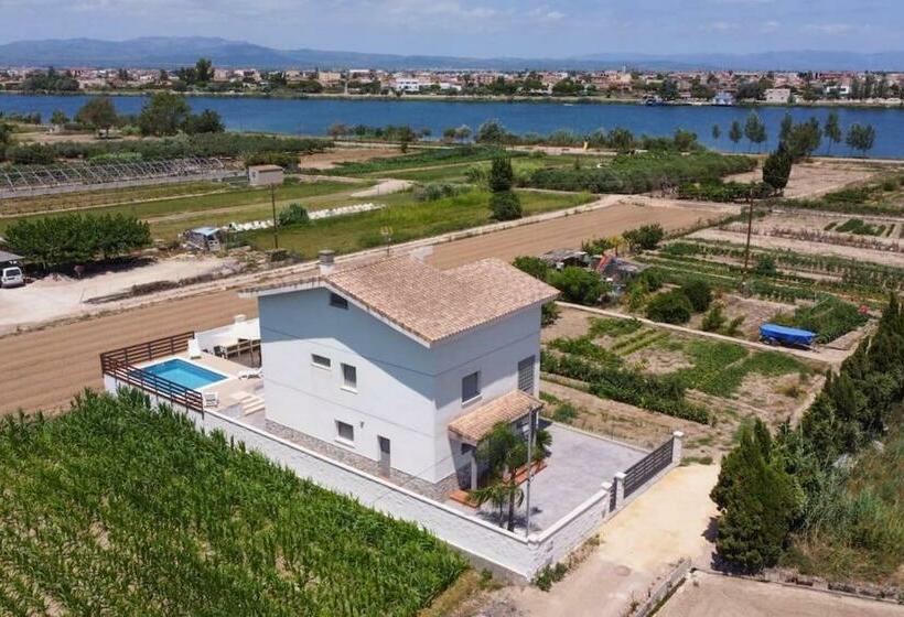 Estel   Chalet A 200m Del Río Ebro Con Piscina Privada Y Barbacoa
