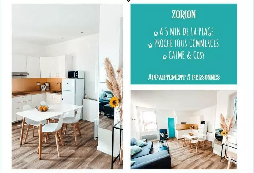 Zorion T3 Plage & Ville