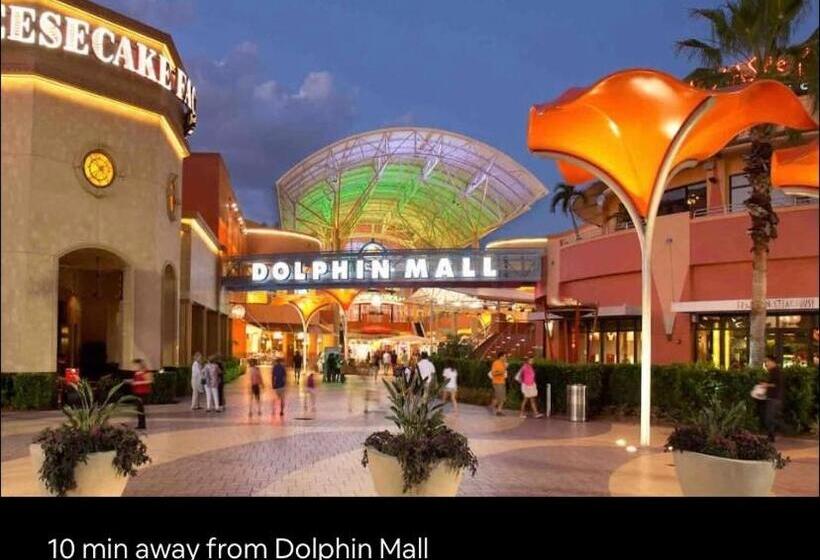 צימר Tiny Place W Private Hot Jacuzzi 7 Min To Miami International Airport