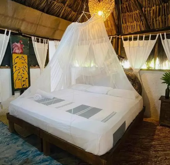 ホテル Casa Jade Ecobungalows Las Coloradas