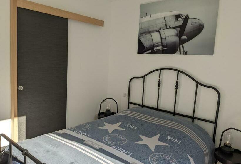 פנסיון Chambre Double Indépendante Aviateur Au Sein Du Domaine Passeloup