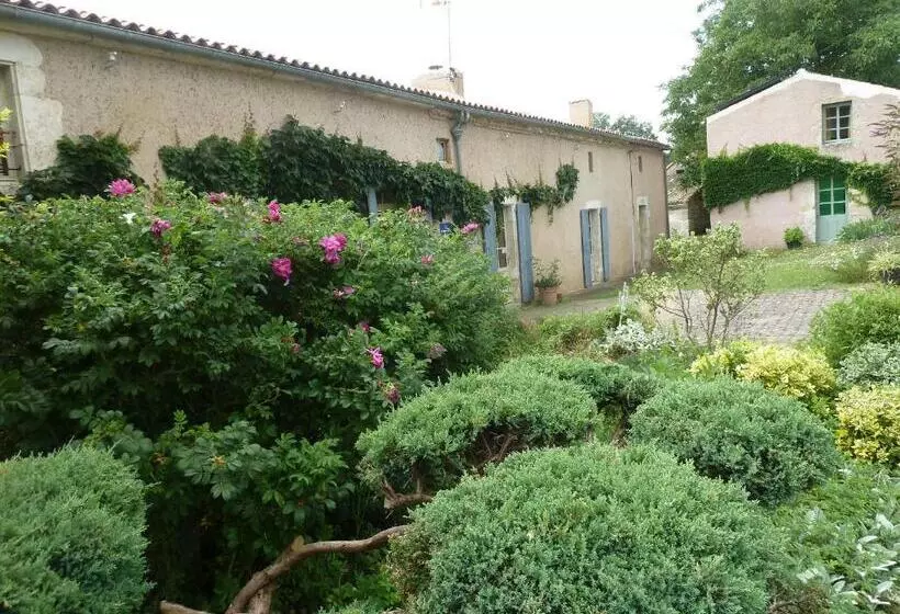 Aamiaismajoitus (B&B) Au Son Du Jardin Poitevin