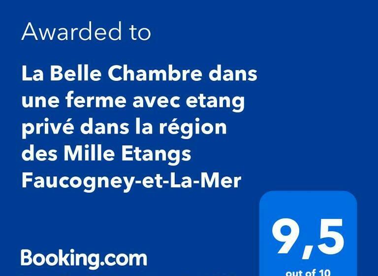 住宿加早餐  La Belle Chambre Dans Une Ferme Avec Etang Privé Dans La Région Des Mille Etangs Faucogney Et La Mer