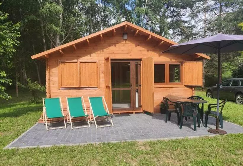 Majatalo Domek Mazurski Ze świerka Syberyjskiego Z Klimatyzacją