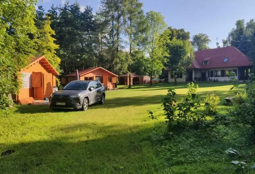 Majatalo Domek Mazurski Ze świerka Syberyjskiego Z Klimatyzacją
