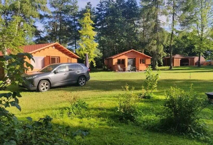 Majatalo Domek Mazurski Ze świerka Syberyjskiego Z Klimatyzacją