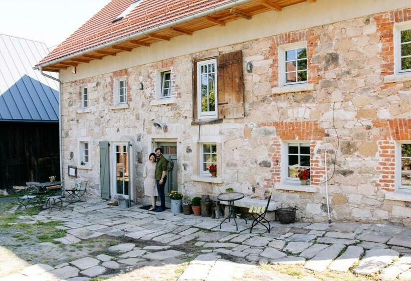 펜션 Dwie Brzozy Wegetariańskie Siedlisko