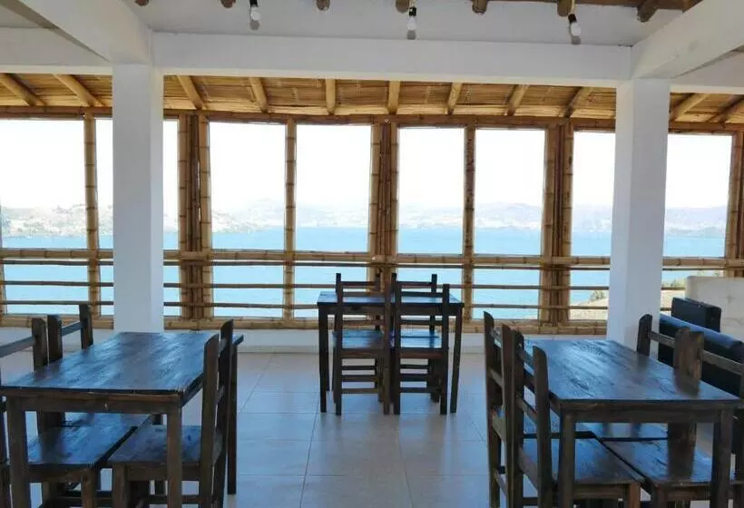 ホテル Tota Eliseo Playa Blanca Lago De Tota