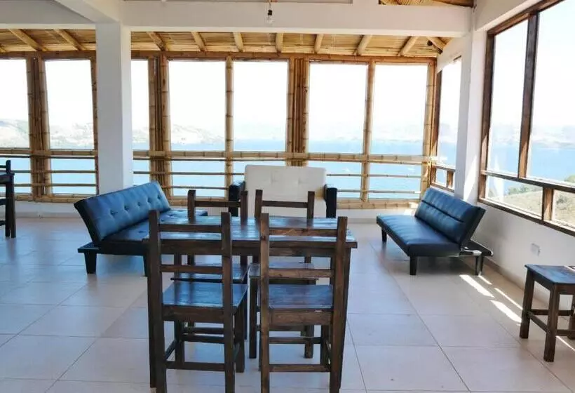 ホテル Tota Eliseo Playa Blanca Lago De Tota