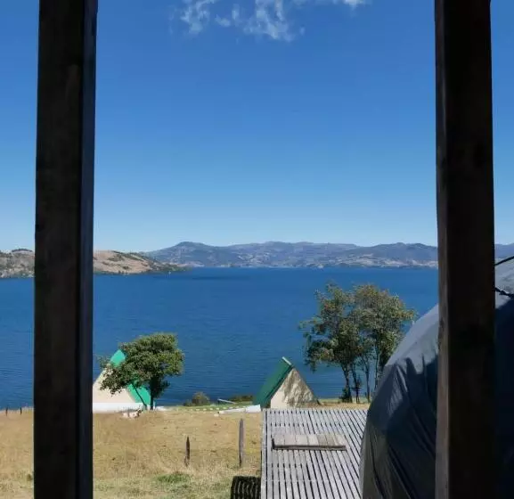 ホテル Tota Eliseo Playa Blanca Lago De Tota