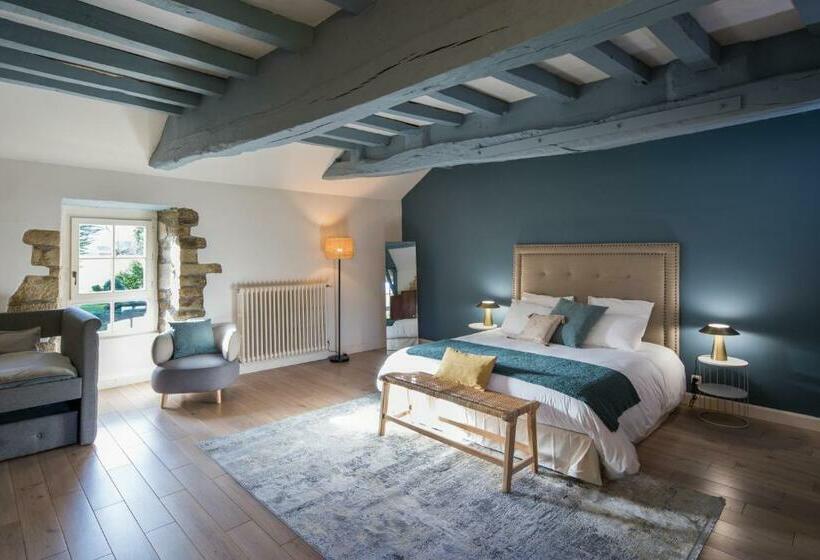 ベッドアンドブレックファースト Manoir Du Vau D Arz Gîtes Et Chambres D Hôtes Avec Piscine
