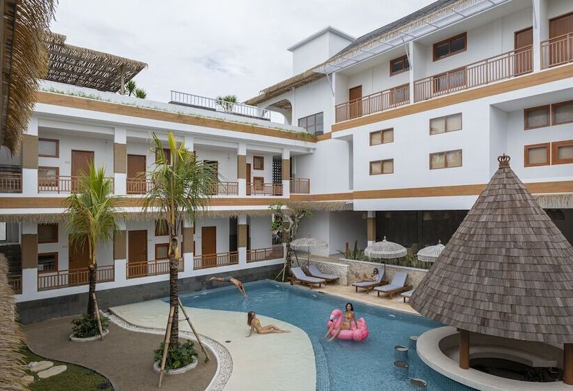 הוסטל Roomates Surf Camp Canggu By Ini Vie Hospitality