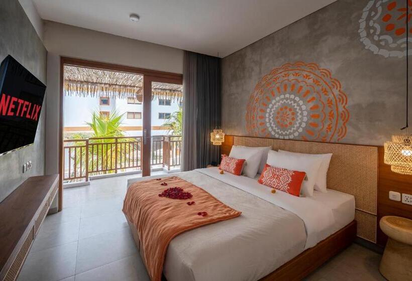 הוסטל Roomates Surf Camp Canggu By Ini Vie Hospitality
