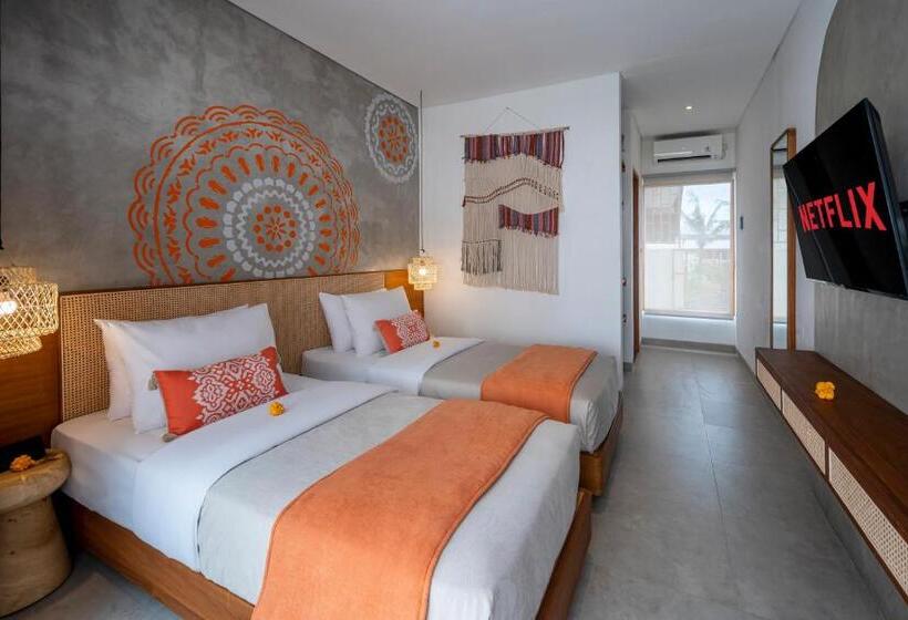 הוסטל Roomates Surf Camp Canggu By Ini Vie Hospitality