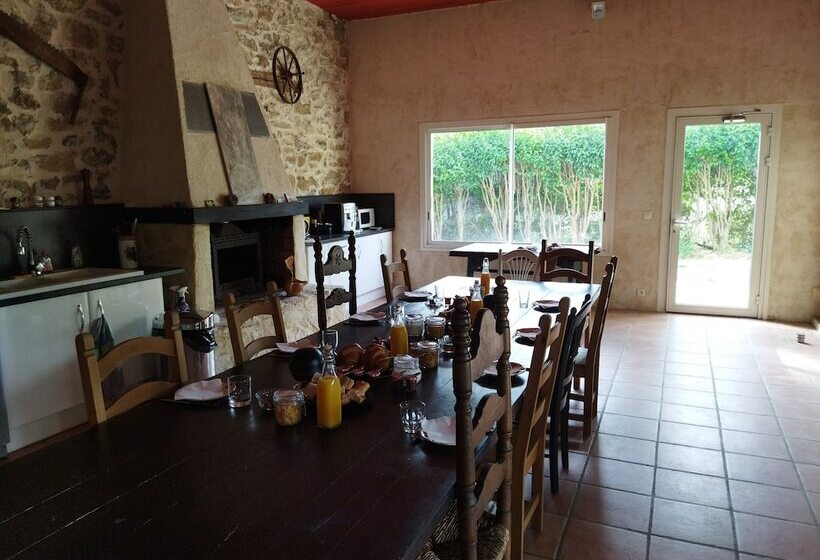 펜션 Aur Blan Chambres Le Somail