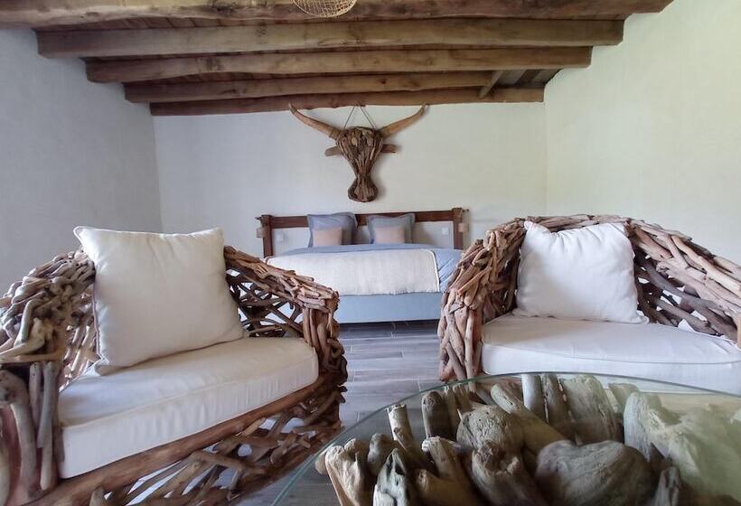 ホテル Chambre D'hôtes Oust Au Lit