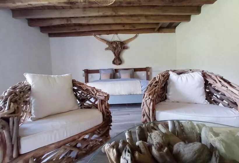 ホテル Chambre D'hôtes Oust Au Lit