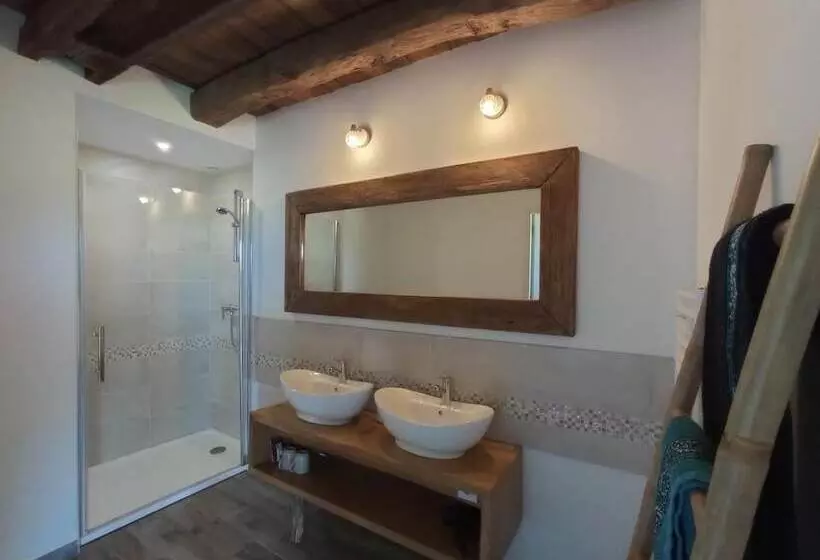 ホテル Chambre D'hôtes Oust Au Lit