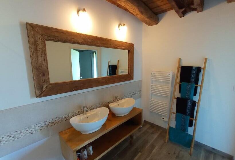 ホテル Chambre D'hôtes Oust Au Lit