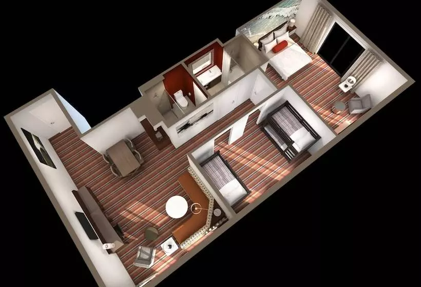 Hotel Courtyard By Marriott Anaheim Theme Park Entrance