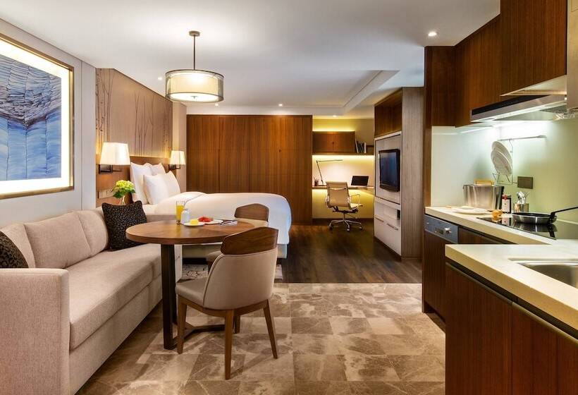 בית מלון כפרי Marriott Executive Apartments Tianjin Teda