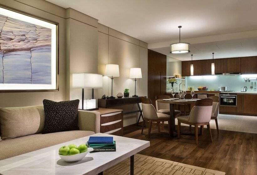 בית מלון כפרי Marriott Executive Apartments Tianjin Teda