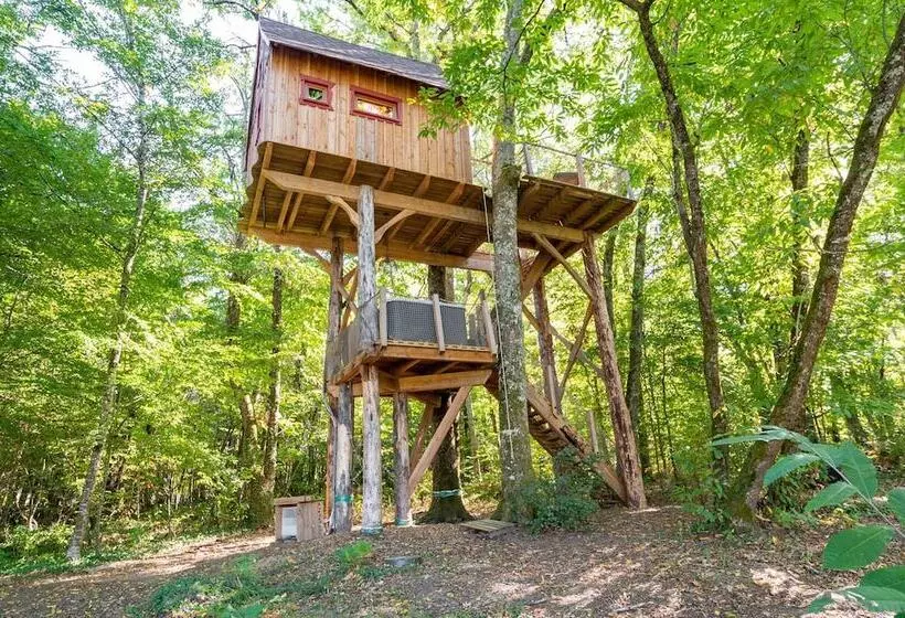 Majatalo Les Cabanes Perchées Du Mas Del Bosc