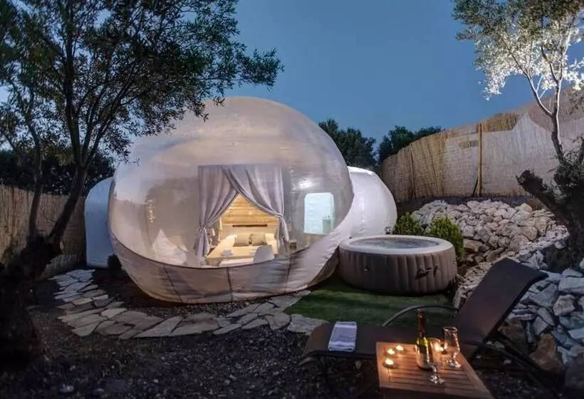 ホテル Bubble Tents Halkidiki