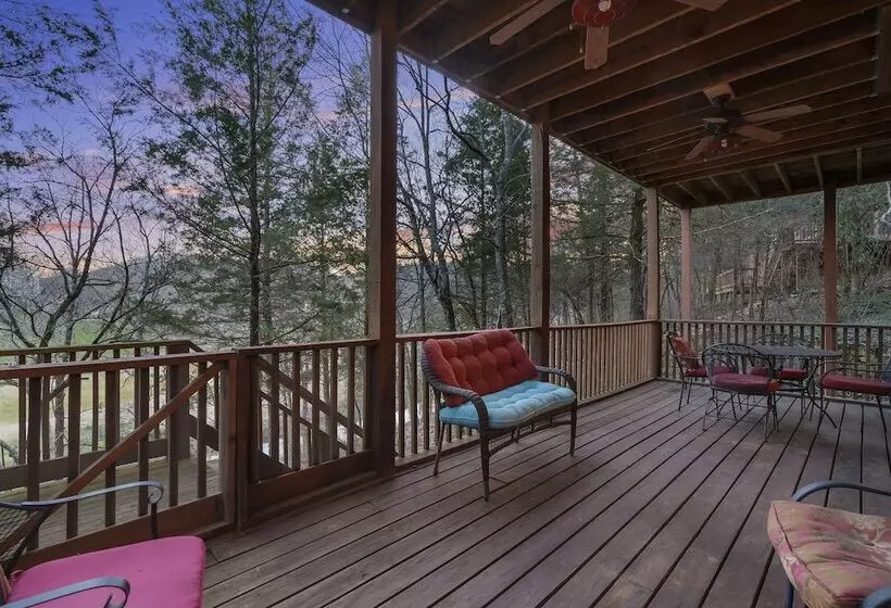 The Lodge On The Creek Branson West Cabin W/ Beautiful Views