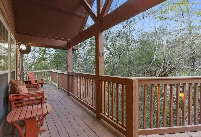 The Lodge On The Creek Branson West Cabin W/ Beautiful Views