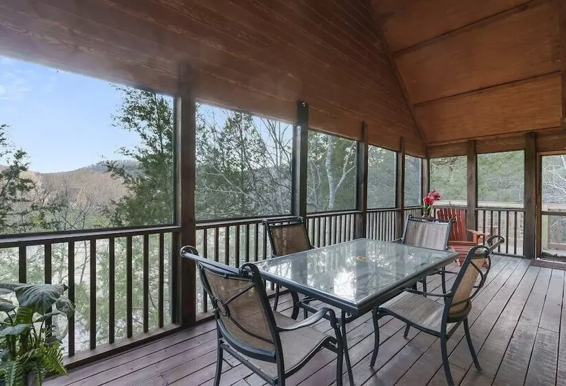 The Lodge On The Creek Branson West Cabin W/ Beautiful Views