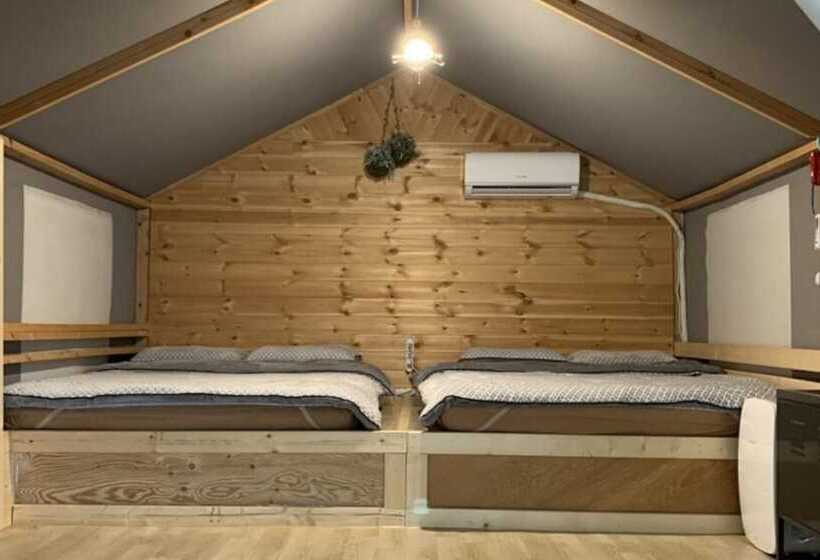 Pension (Hôtel basse catégorie) Hongcheon Haneulbaragi Glamping
