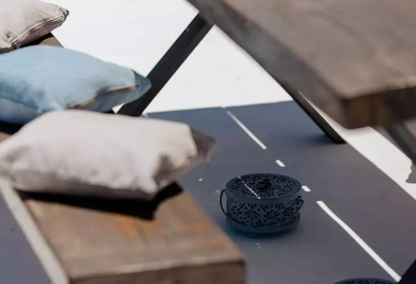 ペンション Sea View Studio With A Barbecue Area On The Terrace Of The Building A Smart Tv