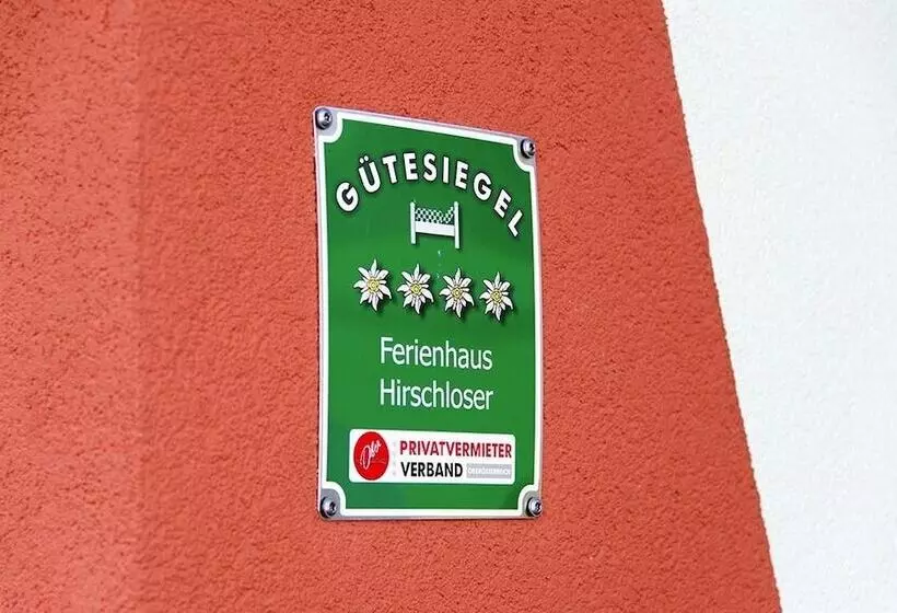 ホテル Ferienhaus Hirschloser