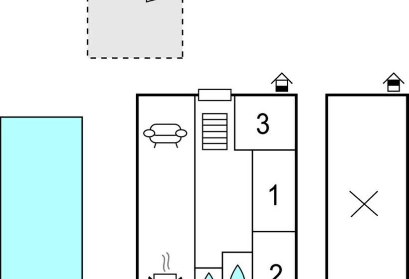 Szálló Private House With Pool, Sea View And Big Garden