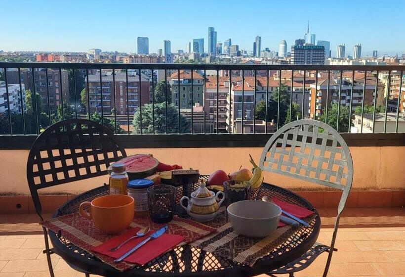 B&b   Camera Doppia Con Bagno Privato In Stupendo Attico Con Vista Mozzafiato