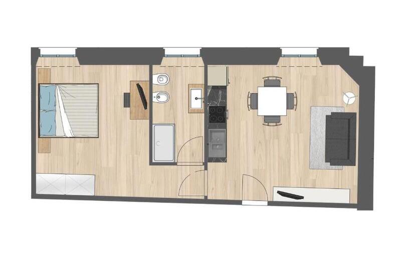 هتل Ah Villaglori Boutique Apartments