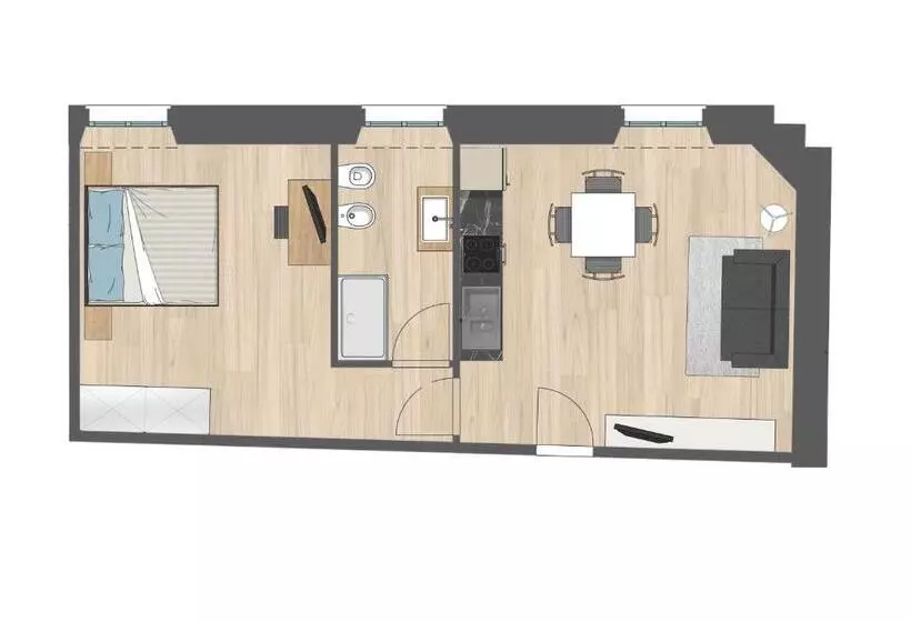 هتل Ah Villaglori Boutique Apartments