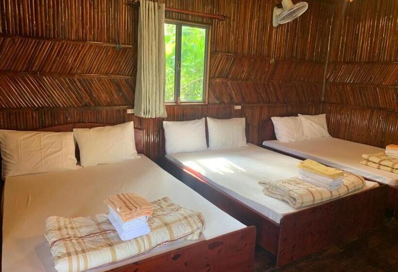 تختخواب و صبحانه Bungalow   Homestay Làng Bè