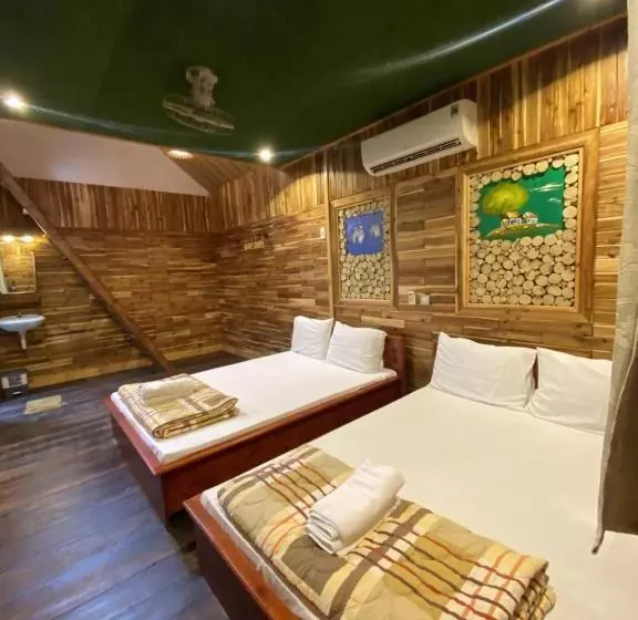 تختخواب و صبحانه Bungalow Homestay Làng Bè