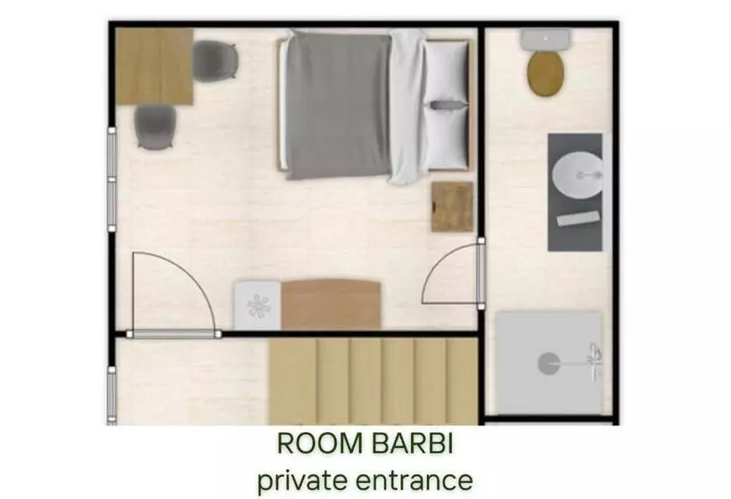 تختخواب و صبحانه Guesthouse Kamniti Rob